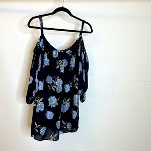 Torrid Cold Shoulder Floral Top